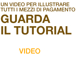 Un video per illustrare tutti i mezzi di pagamento